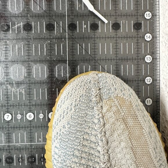 Adidas Yeezy Boost 350 V2 Men Sz 11 FW3043 Cloud White Blue Non-Reflective Shoes - Picture 11 of 11